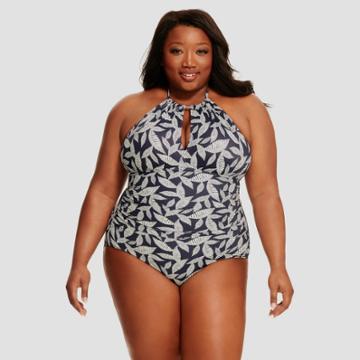 Dreamsuit By Miracle Brands Women's One Piece Swimsuits - Dreamsuit By Miracle Grey