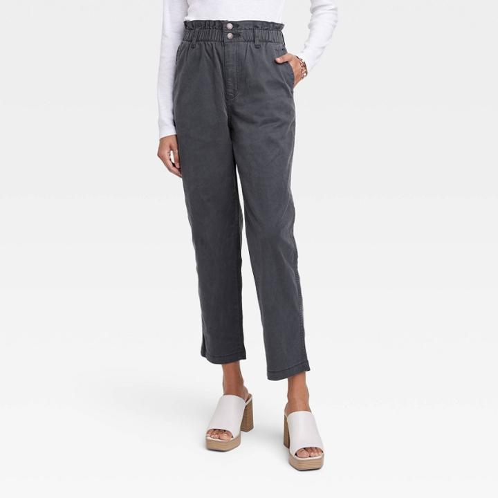Women's Super-high Rise Taper Jeans - Universal Thread Black
