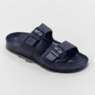 Men's Carson Two Band Slide Sandals - Goodfellow & Co Navy Blue