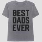 Well Worn Men's 'best Dads Ever' Short Sleeve Graphic T-shirt - Heather Gray