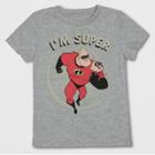 Toddler Boys' The Incredibles Short Sleeve T-shirt - Heather Gray