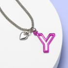 More Than Magic Girls' Monogram Letter Y Necklace - More Than
