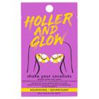Holler And Glow Shake Your Coconuts Printed Boob Sheet Mask