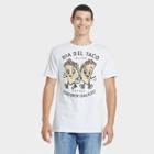Bioworld Men's Fosforos Galileo Taco Short Sleeve Graphic T-shirt - White