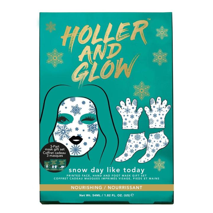 Holler And Glow Snow Day Like Today Masking Gift