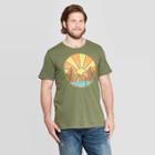 Petitemen's Big & Tall Short Sleeve Mountain Sunset Graphic T-shirt - Goodfellow & Co Orchid Leaf