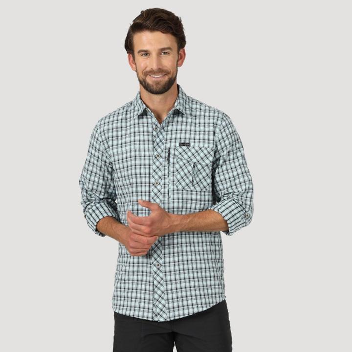Wrangler Men's Button-down Shirt - Black