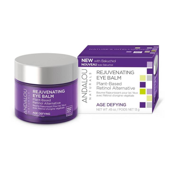 Andalou Naturals Age Defying Rejuvenating Plant Based Retinol Alternative Eye Balm