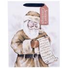 Large Santa's List Christmas Gift Bag White - Wondershop