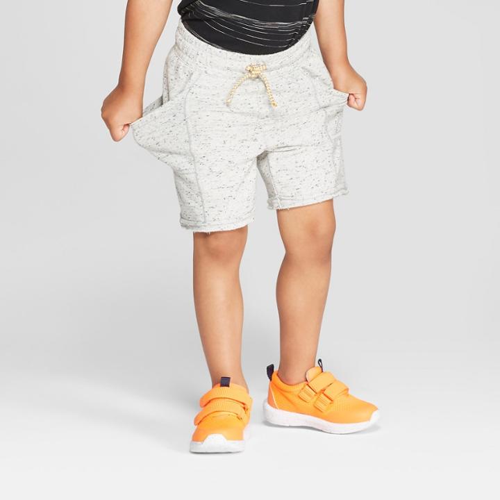 Toddler Boys' Genuine Kids From Oshkosh French Terry Shorts - Heather Gray 12 M, Boy's,