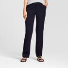 Women's Straight Leg Bi-stretch Twill Pants - A New Day Federal Blue 2s,