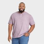 Men's Tall Standard Fit Short Sleeve Henley Shirt - Goodfellow & Co