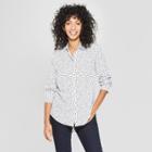 Women's Printed Long Sleeve Shirt - A New Day