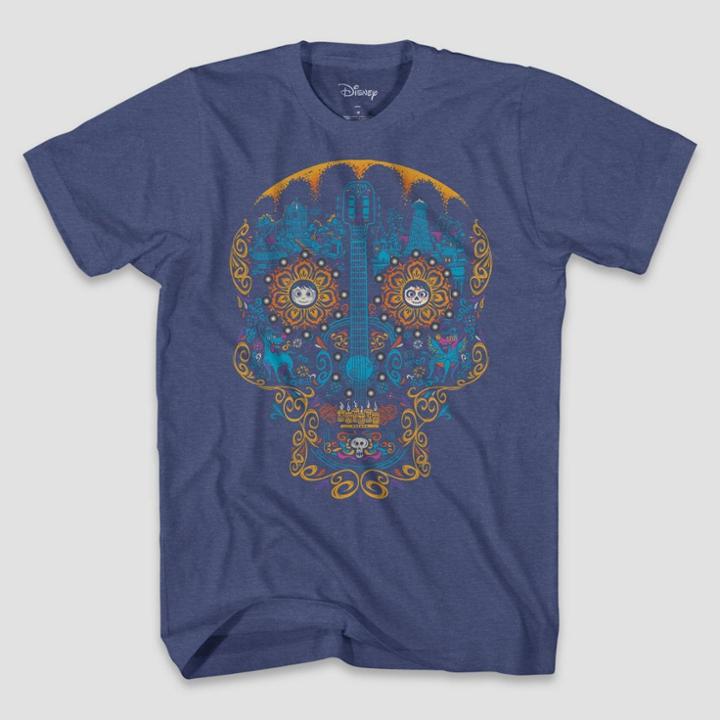 Boys' Short Sleeve Disney Coco Halloween T-shirt - Blue