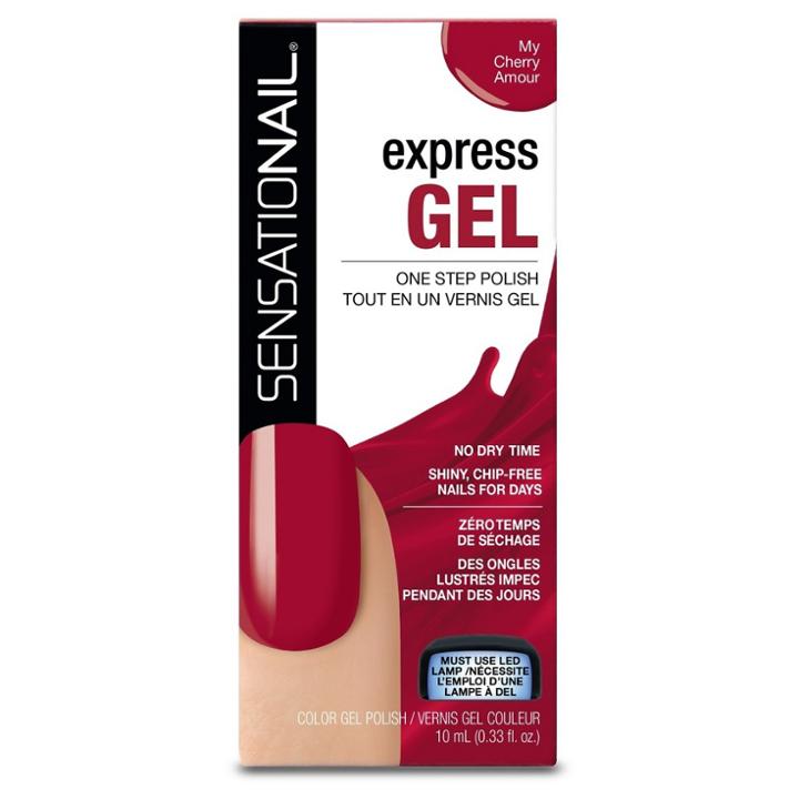 Sensationail Express Gel Polish My Cherry Amour - .494fl Oz
