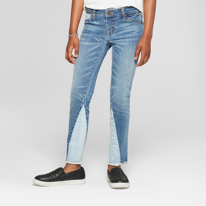 Plus Size Girls' Jeggings - Cat & Jack Medium Blue