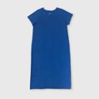 Women's Plus Size Short Sleeve Dress - Universal Thread Blue