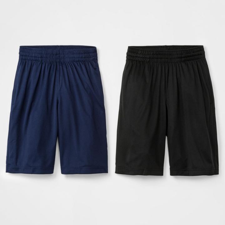 Boys' 2pk Active Shorts - Cat & Jack Blue/black