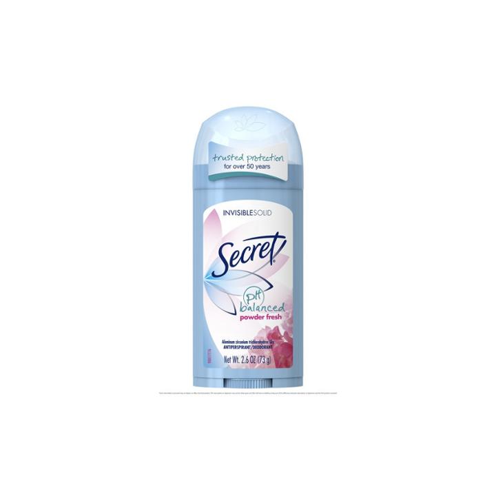 Secret Ph Balanced Powder Fresh Invisible Solid Antiperspirant And Deodorant
