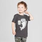 Toddler Boys' Let's Have Lunch Short Sleeve T-shirt - Cat & Jack Charcoal Gray