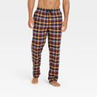 Men's Plaid Flannel Pajama Pants - Goodfellow & Co Gold
