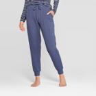Women's Beautifully Soft Fleece Lounge Jogger Pants - Stars Above Navy Xxl, Women's, Blue