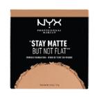 Nyx Professional Makeup Stay Matte But Not Flat Powder Foundation Beige