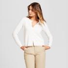 Women's Long Sleeve Any Day Cardigan - A New Day White
