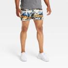 Men's 5 Printed Lined Run Shorts - All In Motion Orange