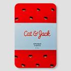 Toddler Girls' Half Foil Hearts Tights - Cat & Jack Red Pop