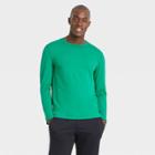 Men's Long Sleeve Performance T-shirt - All In Motion Green