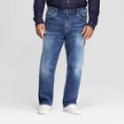Men's Big & Tall Straight Fit Jeans - Goodfellow & Co Medium Wash 54x32,