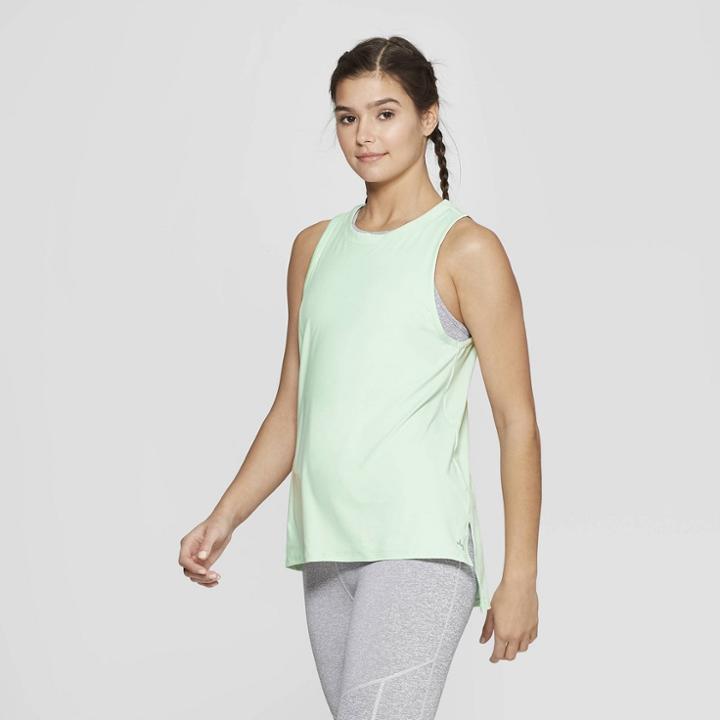 Target Women's Soft Muscle Tank Top - Joylab Aqua Blue