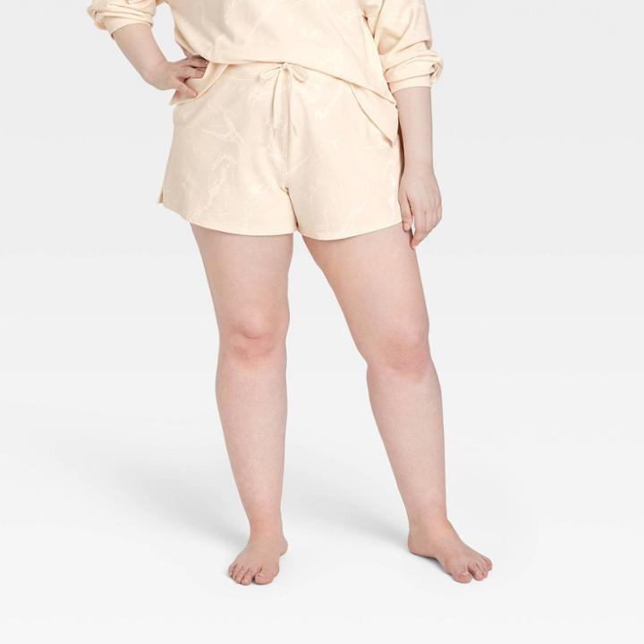 Women's Plus Size French Terry Shorts 3.5 - All In Motion Beige