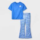 Girls' 2pc Pajama Set - Art Class Blue