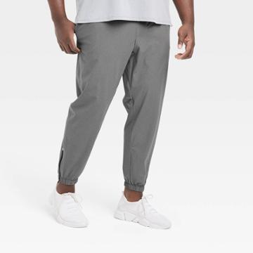 Men's Big Lightweight Tricot Joggers - All In Motion Dark Gray