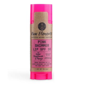 Raw Elements Pink Lip Shimmer -