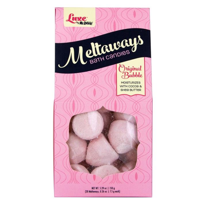 Luxe Melt-a-ways Cocoa & Shea Butter Bath Candies - Original Bubble