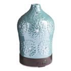 3.38oz Oil Diffuser Iridescent Floral - Candle Warmers Etc., Frosted Glass