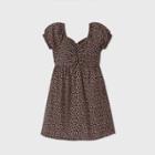 Girls' Woven Short Dress - Art Class Black