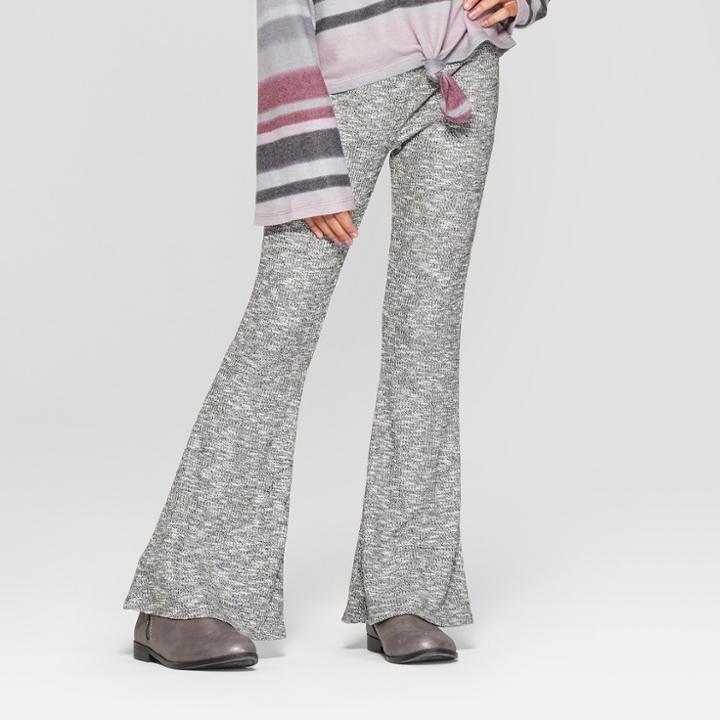 Girls' Flare Pants - Art Class Heather Gray