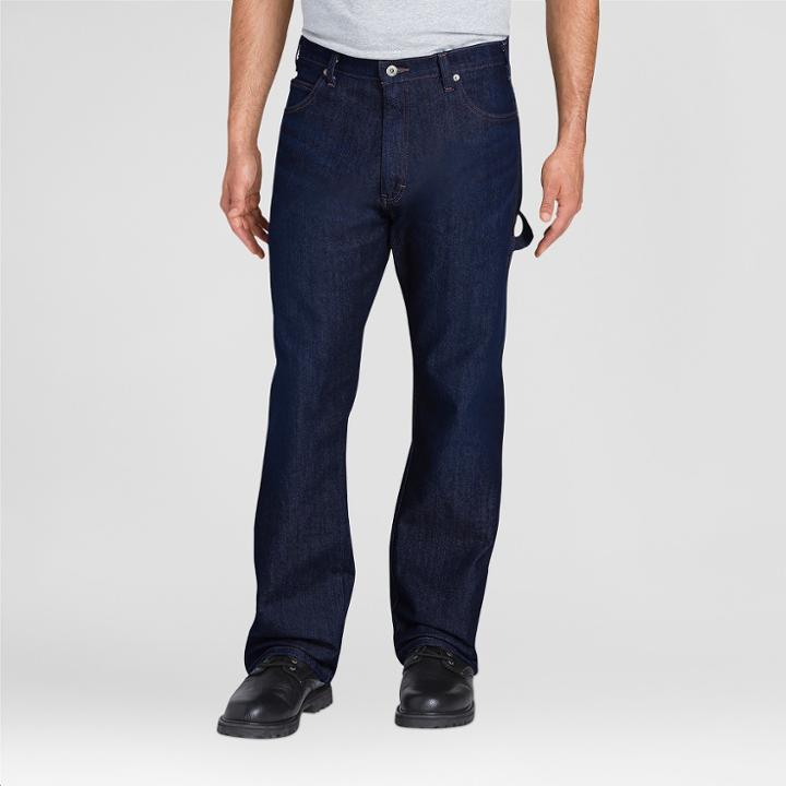 Dickies Men's Relaxed Straight Fit Jeans - Indigo Blue