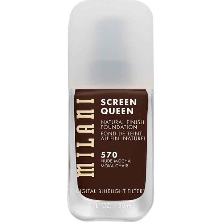 Milani Screen Queen Foundation Nude Mocha - 1 Fl Oz, Nude Brown