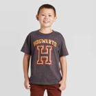 Petiteboys' Harry Potter Hogwarts Short Sleeve T-shirt - Gray Xs, Boy's, Black Gray