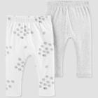 Baby 2pk Leggings - Just One You Made By Carter's Gray Preemie, Kids Unisex