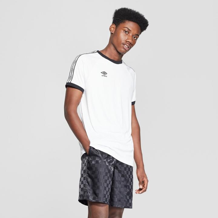 Umbro Men's Crew Neck Soccer Jersey - White