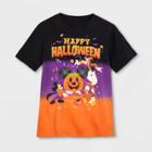 Mickey Mouse & Friends Men's Disney Mickey Mouse Happy Halloween Short Sleeve Graphic T-shirt - Black S - Disney