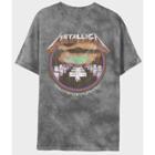 Merch Traffic Men's Metallica Short Sleeve Graphic T-shirt - Charcoal Gray