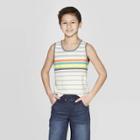 Boys' Striped Tank Top - Cat & Jack Almond Cream