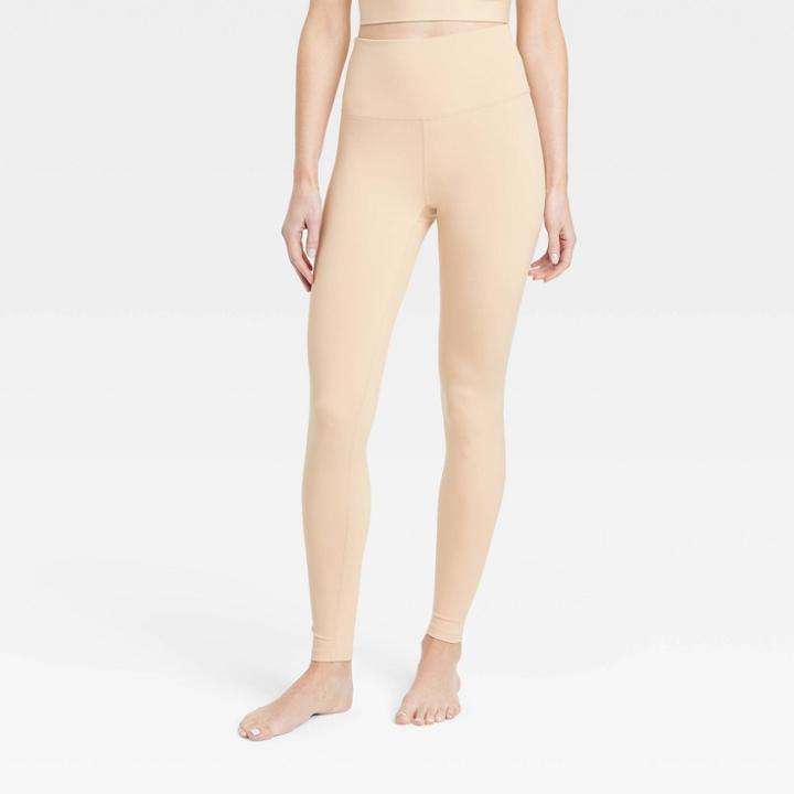 Women's Brushed Sculpt Ultra High-rise Leggings - All In Motion Beige
